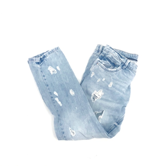 Zara TRF Denim Ripped Jeans - Picture 4 of 4